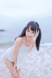 [Beauty Coser] Mu Mianmian OwO "Witte bikini aan zee"