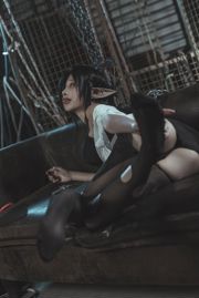 [Net Red COSER Photo] Аниме-блогер Stupid Momo - Black Beast Queen OL Uniform